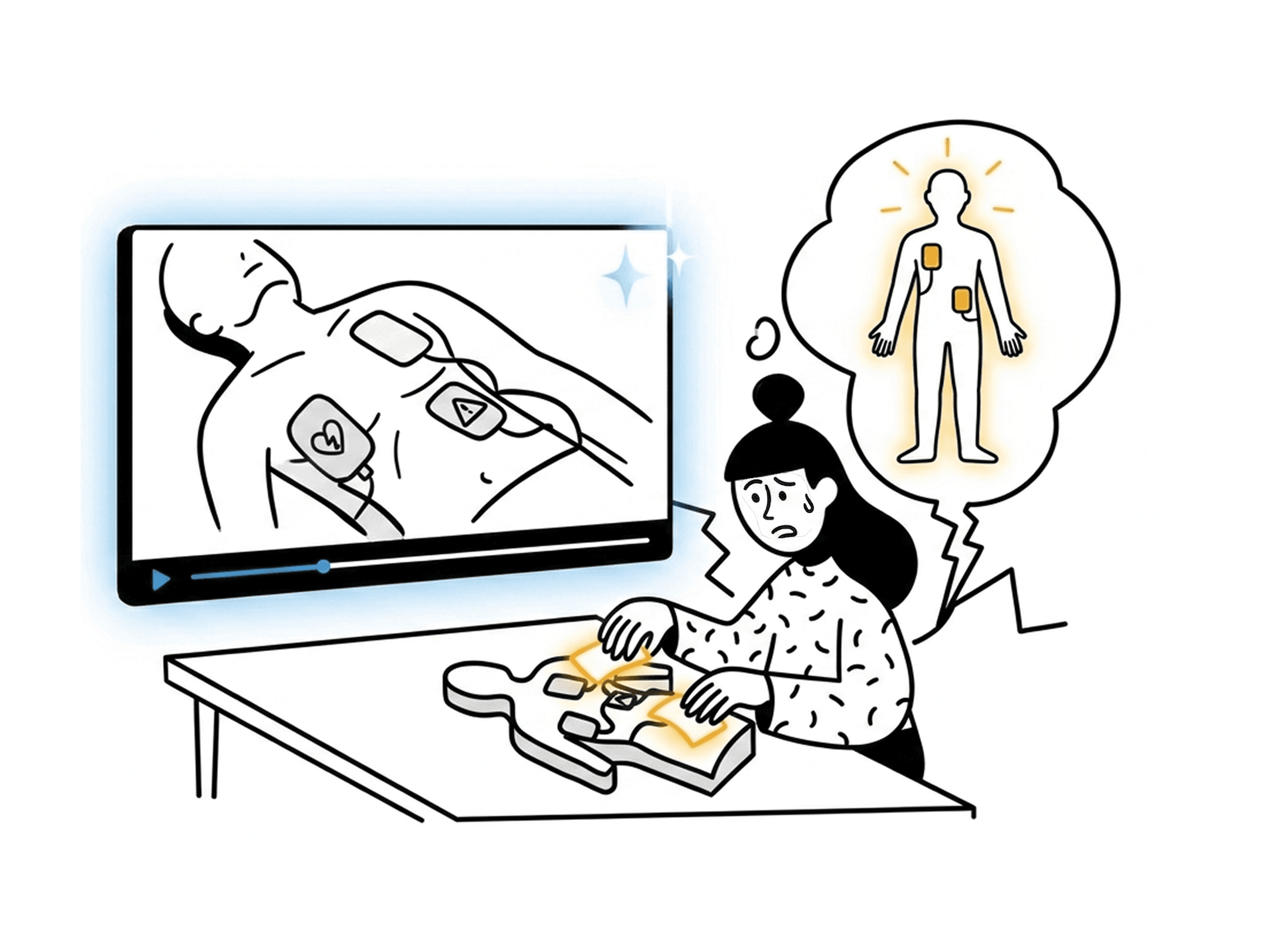 Key finding illustration for step 4: 2D video versus 3D spatial understanding